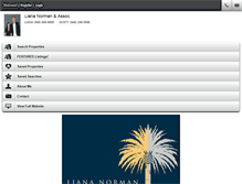 Tablet Screenshot of liananorman.com